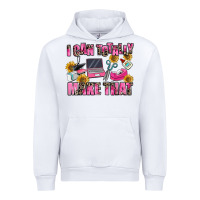 White i can totally make that Urban Hoodie - MaliasSmallBusiness