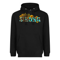 Black she is strong with cross Heavyweight Hoodie - AdoDesignShop