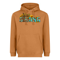 Meerkat she is strong with cross Heavyweight Hoodie - AdoDesignShop