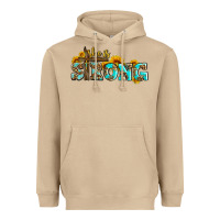 Mushroom she is strong with cross Heavyweight Hoodie - AdoDesignShop