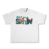 Lunar Rock Let It Snow Snowman Urban Heavy Tee - RanaPortraitStore