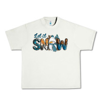 Pistachio Let It Snow Snowman Urban Heavy Tee - RanaPortraitStore