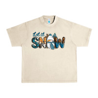 Sandshell Let It Snow Snowman Urban Heavy Tee - RanaPortraitStore
