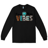 Black tired mom vibes Long Sleeve Tee - texasbilliewilder