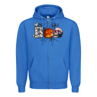 True Royal boo Zipper Hoodie - CowhideDigitalArt