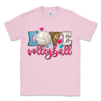 Bubblegum Pink love volleyball Classic Tee - Zillion Design Studio