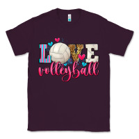 Plum love volleyball Classic Tee - Zillion Design Studio