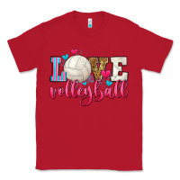 Red love volleyball Classic Tee - Zillion Design Studio