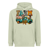 Matcha farm life farm animals truck Heavyweight Hoodie - Jasminsmagicworld
