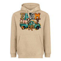 Mushroom farm life farm animals truck Heavyweight Hoodie - Jasminsmagicworld
