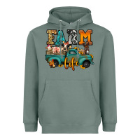 Sage farm life farm animals truck Heavyweight Hoodie - Jasminsmagicworld