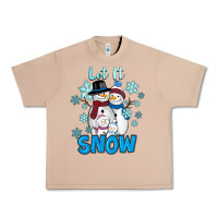 Burro Let It Snow Urban Heavy Tee - RanaPortraitStore