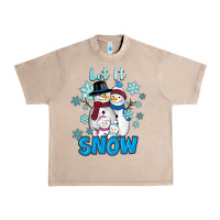 French Oak Let It Snow Urban Heavy Tee - RanaPortraitStore
