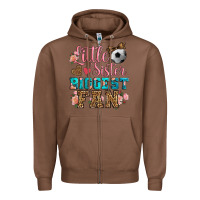 Chestnut little sister biggest fan soccer Zipper Hoodie - HRA Design Shop