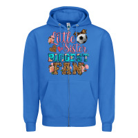 True Royal little sister biggest fan soccer Zipper Hoodie - HRA Design Shop
