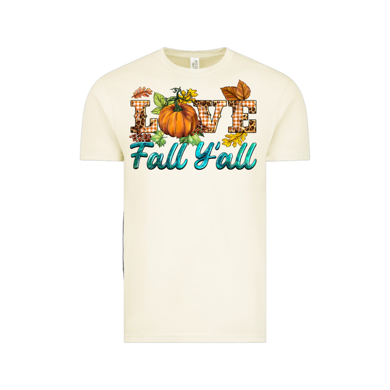 Love Fall Y'all Vintage Tee by BarkalooDesign | Teevron