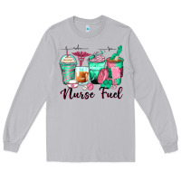 Nurse Fuel Coffee Cups Long Sleeve Tee | Teevron
