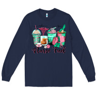 Navy nurse fuel coffee cups Long Sleeve Tee - Zillion Design Studio