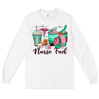 White nurse fuel coffee cups Long Sleeve Tee - Zillion Design Studio