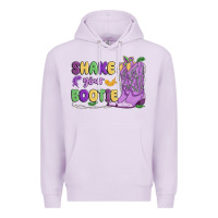 Lilac shake your bootie mardi gras Premium Hoodie - MaliasSmallBusiness