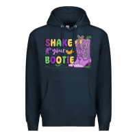 Navy shake your bootie mardi gras Premium Hoodie - MaliasSmallBusiness
