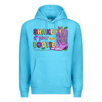 Ocean Blue shake your bootie mardi gras Premium Hoodie - MaliasSmallBusiness