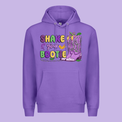 Shake Your Bootie Mardi Gras Premium Hoodie Designed By Maliassmallbusiness