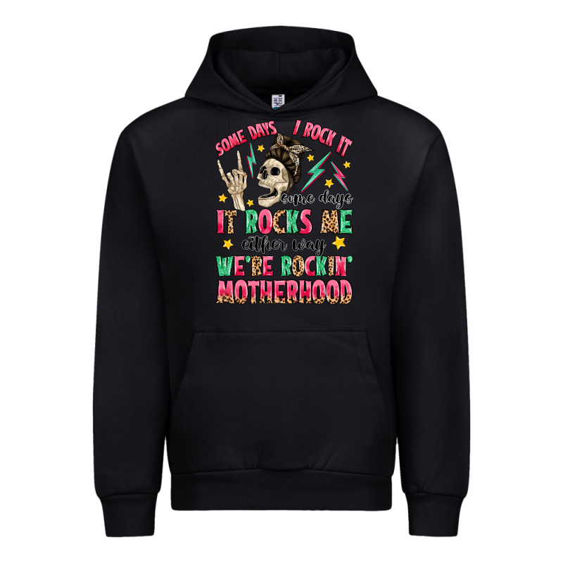 Some Days I Rock It Some Days It Rocks Me Urban Hoodie by MaliasSmallBusiness | Teevron