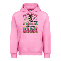 Fuchsia Pink some days i rock it some days it rocks me Urban Hoodie - MaliasSmallBusiness