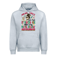 Heather Grey some days i rock it some days it rocks me Urban Hoodie - MaliasSmallBusiness