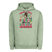 Pigment Oil Green some days i rock it some days it rocks me Urban Hoodie - MaliasSmallBusiness
