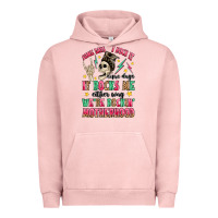 Pigment Salmon some days i rock it some days it rocks me Urban Hoodie - MaliasSmallBusiness