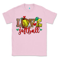 Bubblegum Pink love softball Classic Tee - Zillion Design Studio