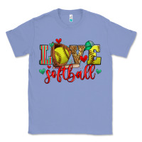 Colony Blue love softball Classic Tee - Zillion Design Studio