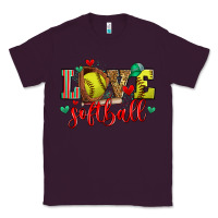 Plum love softball Classic Tee - Zillion Design Studio