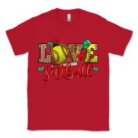 Red love softball Classic Tee - Zillion Design Studio