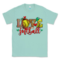 Seafoam love softball Classic Tee - Zillion Design Studio