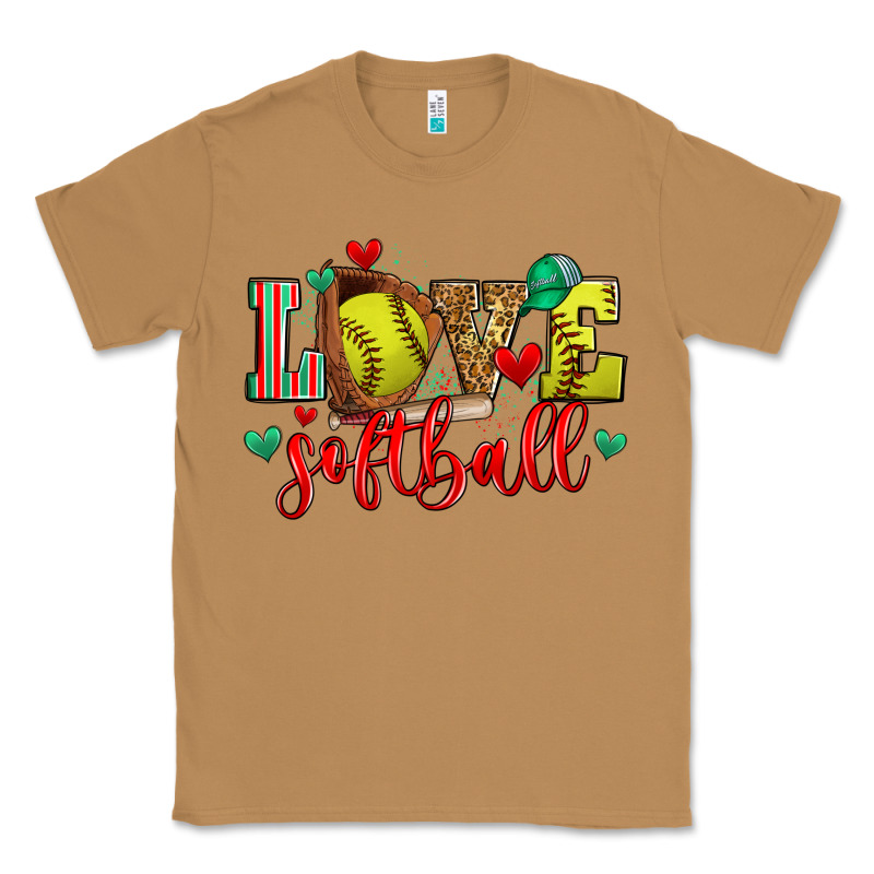 Love Softball Classic Tee by Zillion Design Studio | Teevron