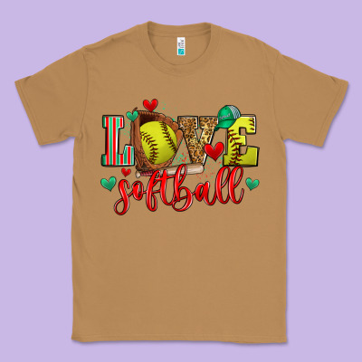Love Softball Classic Tee Designed By Zillion Design Studio