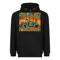 Black farm animals truck Heavyweight Hoodie - Jasminsmagicworld