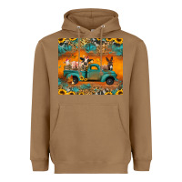 Toasted Coconut farm animals truck Heavyweight Hoodie - Jasminsmagicworld