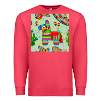 Cardinal pinata seamless pattern Premium Sweatshirt - BundleAndBundleShop