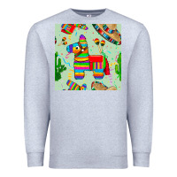 Heather Grey pinata seamless pattern Premium Sweatshirt - BundleAndBundleShop