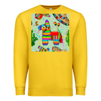 Lemon pinata seamless pattern Premium Sweatshirt - BundleAndBundleShop