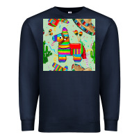 Navy pinata seamless pattern Premium Sweatshirt - BundleAndBundleShop