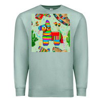 Seafoam pinata seamless pattern Premium Sweatshirt - BundleAndBundleShop