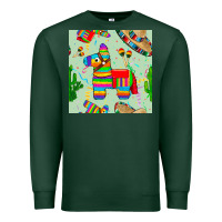 Sports Green pinata seamless pattern Premium Sweatshirt - BundleAndBundleShop