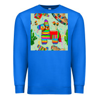 True Royal pinata seamless pattern Premium Sweatshirt - BundleAndBundleShop