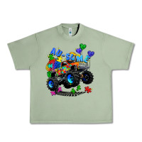 Oil Green monster truck au some Urban Heavy Tee - Zillion Design Studio