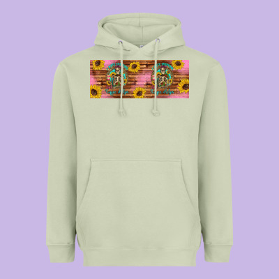 I Hate Everyone But Coffee Helps Western Skeleton Coffee Mug 11 Oz Heavyweight Hoodie Designed By Artiststas